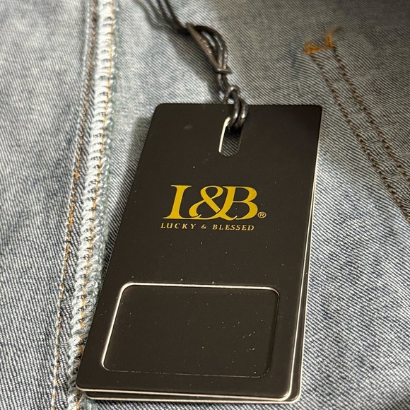 L&B High Rise Flared Leg Dark Wash Denim Plus Sized Jeans size 22 - Picture 11 of 12